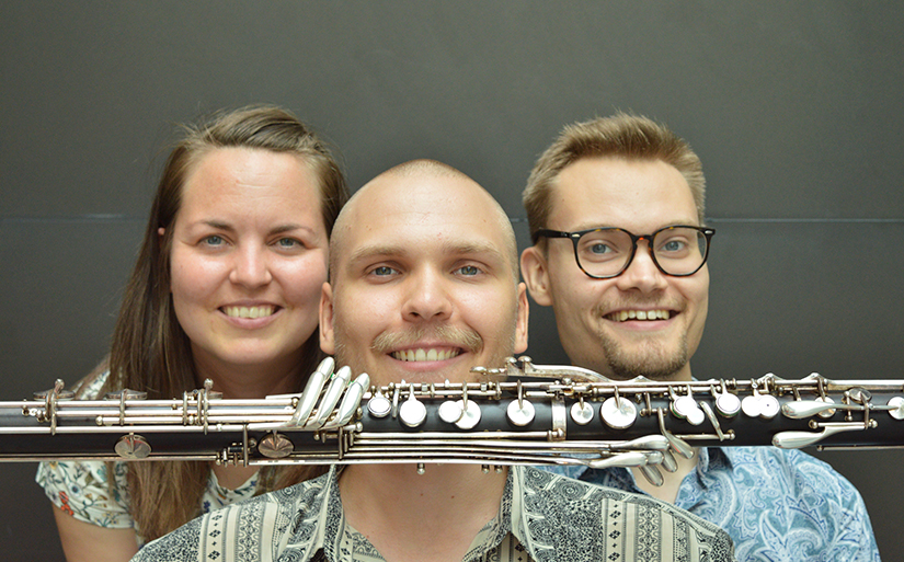 Luoto-trio eli Kirsi Leutonen, Joel Kolehmainen ja Jussi Littunen